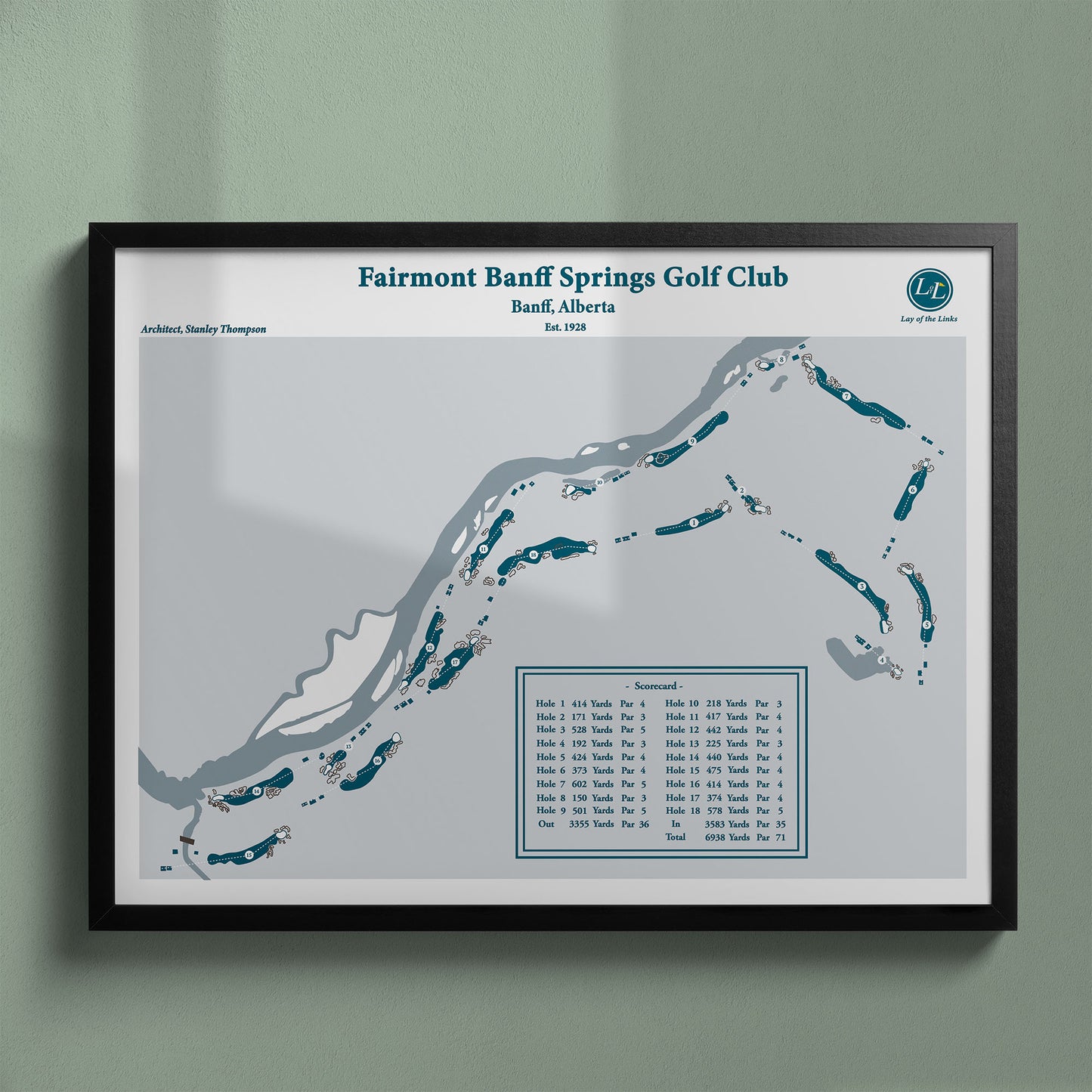 Fairmont Banff Springs Course Map