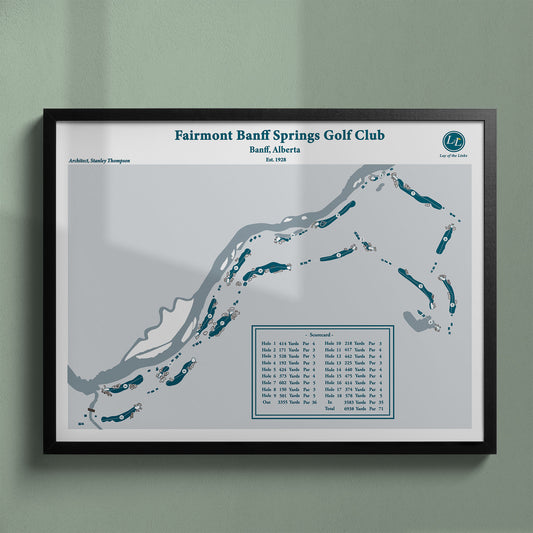Fairmont Banff Springs Course Map