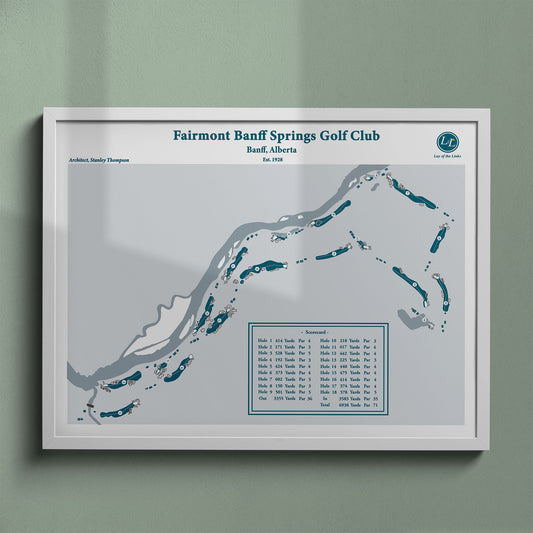 Fairmont Banff Springs Course Map