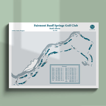 Fairmont Banff Springs Course Map