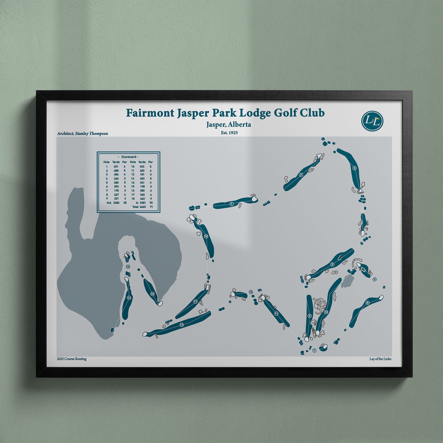 Fairmont Jasper Park Course Map