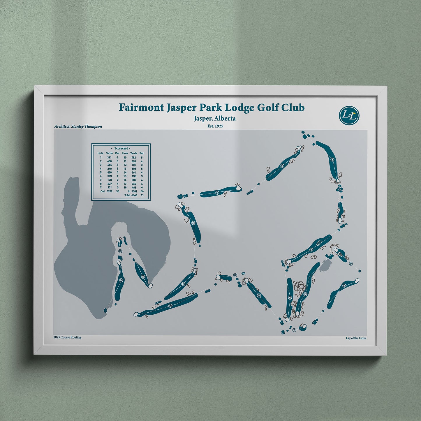 Fairmont Jasper Park Course Map