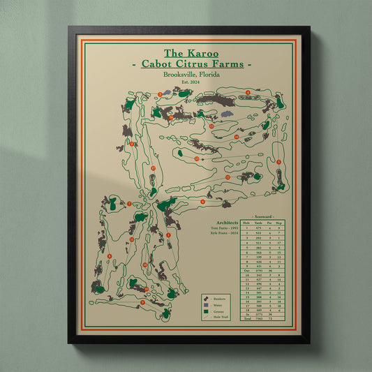 The Karoo - Cabot Citrus Farms Course Map