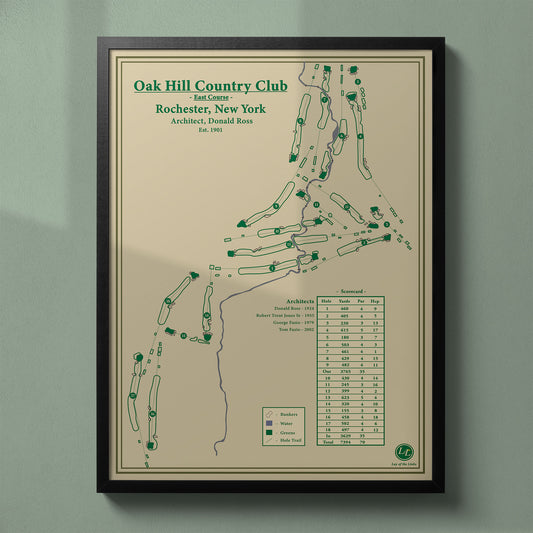 Oak Hill NY - Course Map