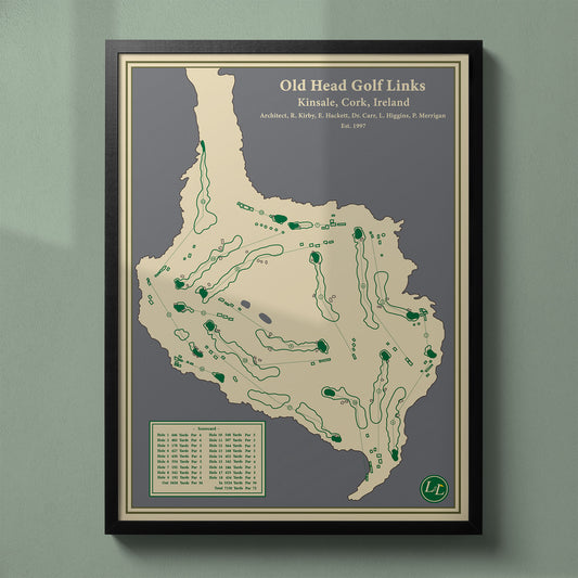 Old Head Golf Links Course Map