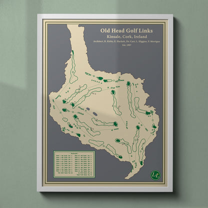 Old Head Golf Links Course Map