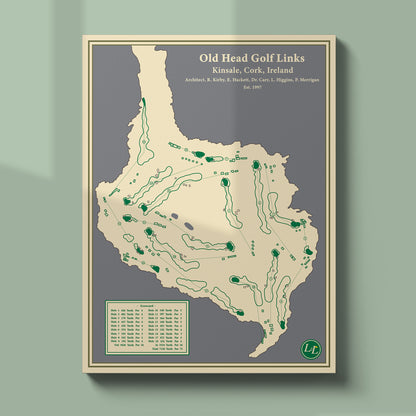 Old Head Golf Links Course Map