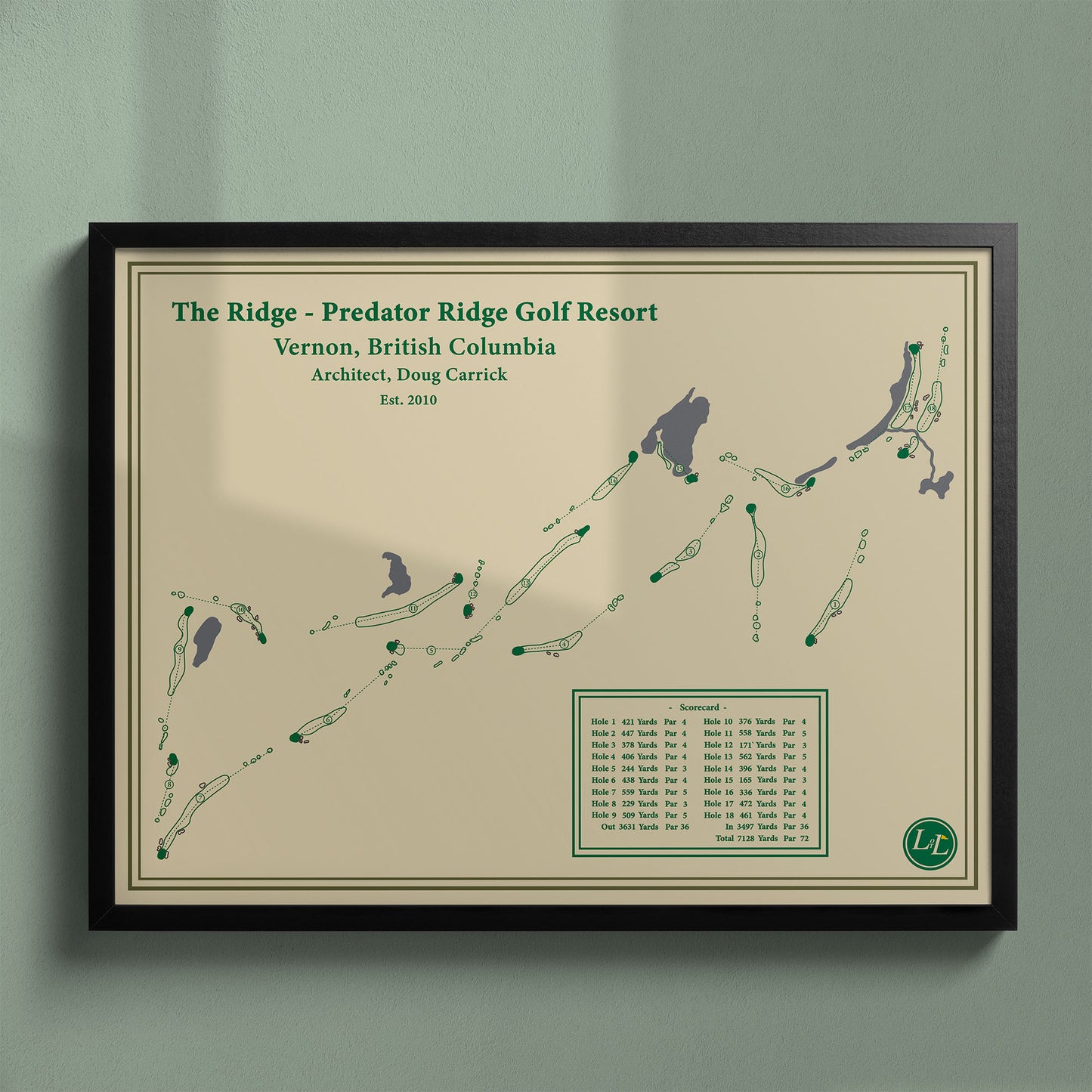 Ridge - Predator Ridge Course Map
