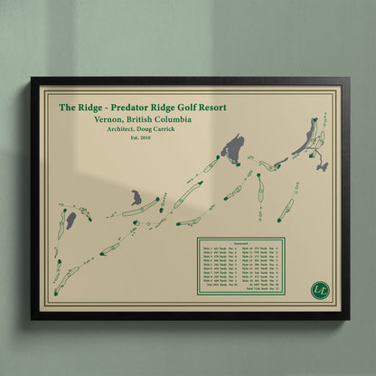Ridge - Predator Ridge Course Map