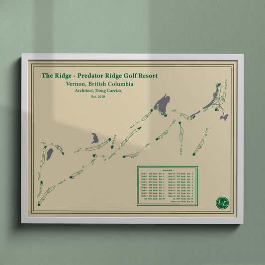Ridge - Predator Ridge Course Map