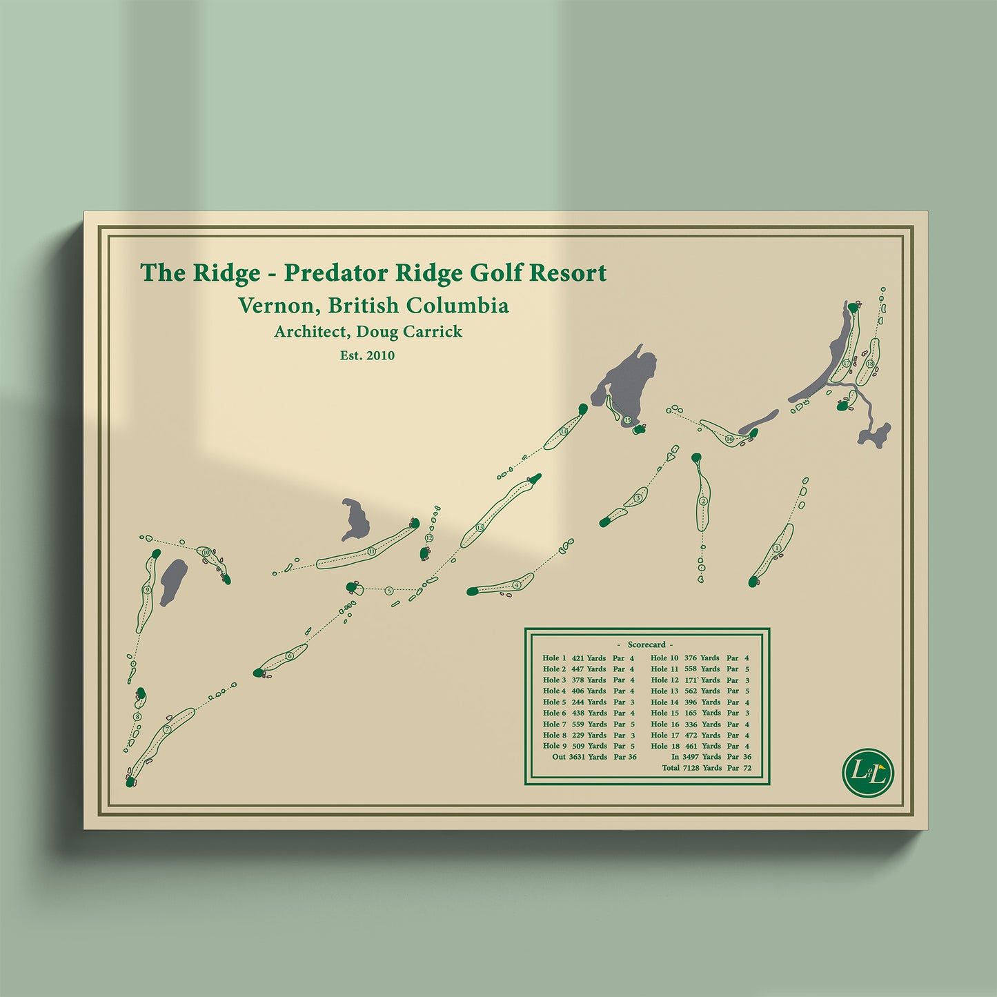 Ridge - Predator Ridge Course Map