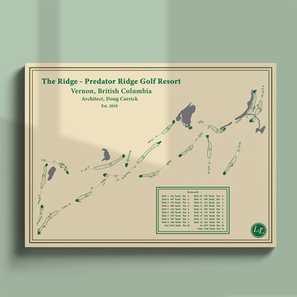Ridge - Predator Ridge Course Map