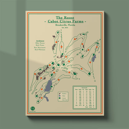 The Roost - Cabot Citrus Farms Course Map