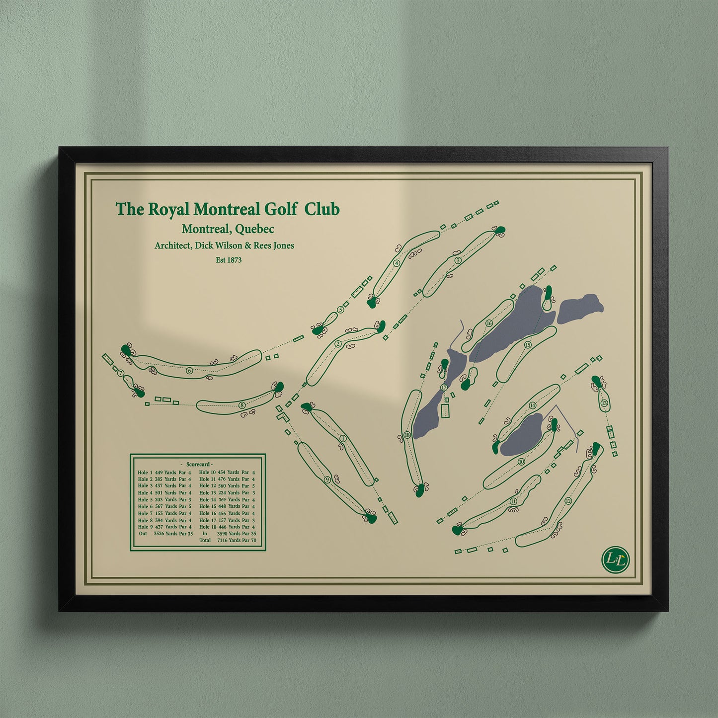 Blue - Royal Montreal Course Map