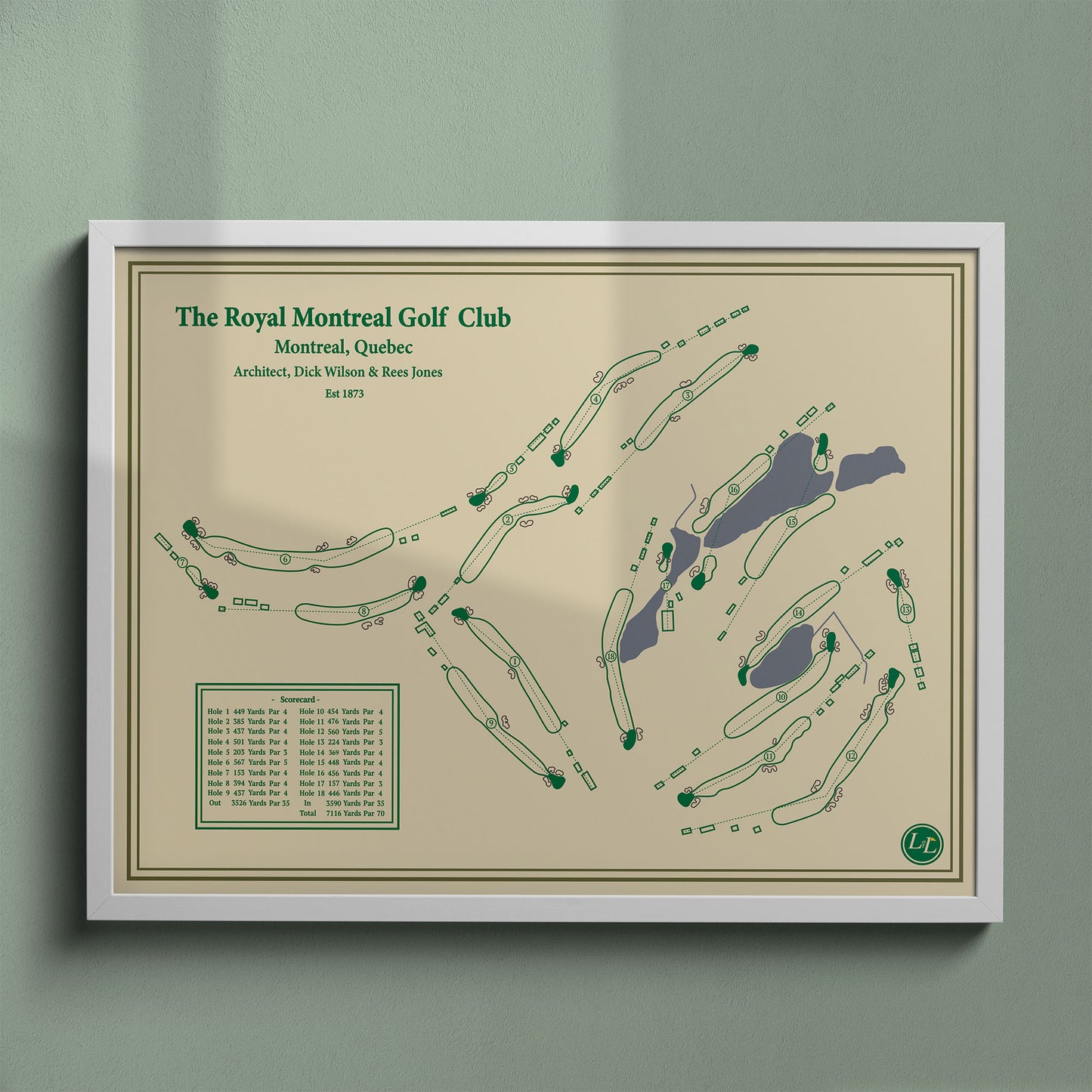 Blue - Royal Montreal Course Map