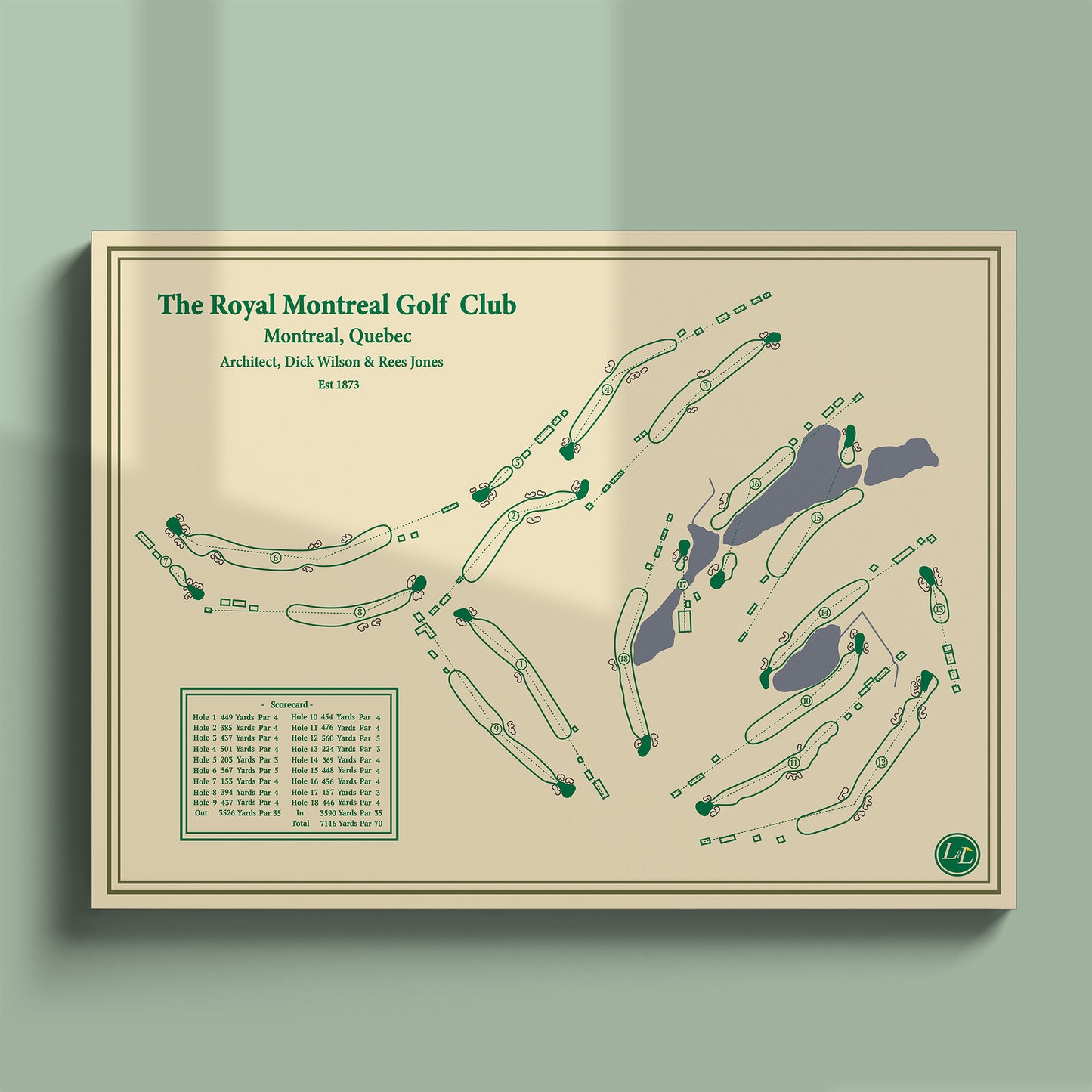 Blue - Royal Montreal Course Map