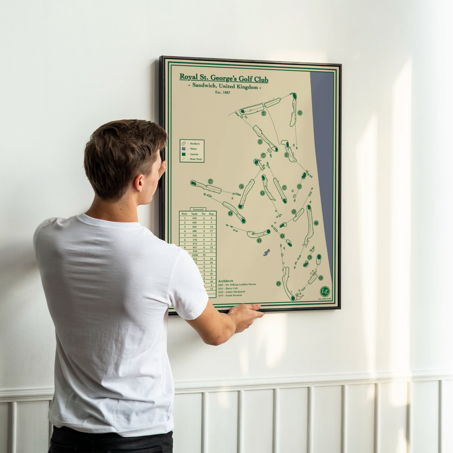 Golf Course Blueprint - Royal St. George's Golf Club