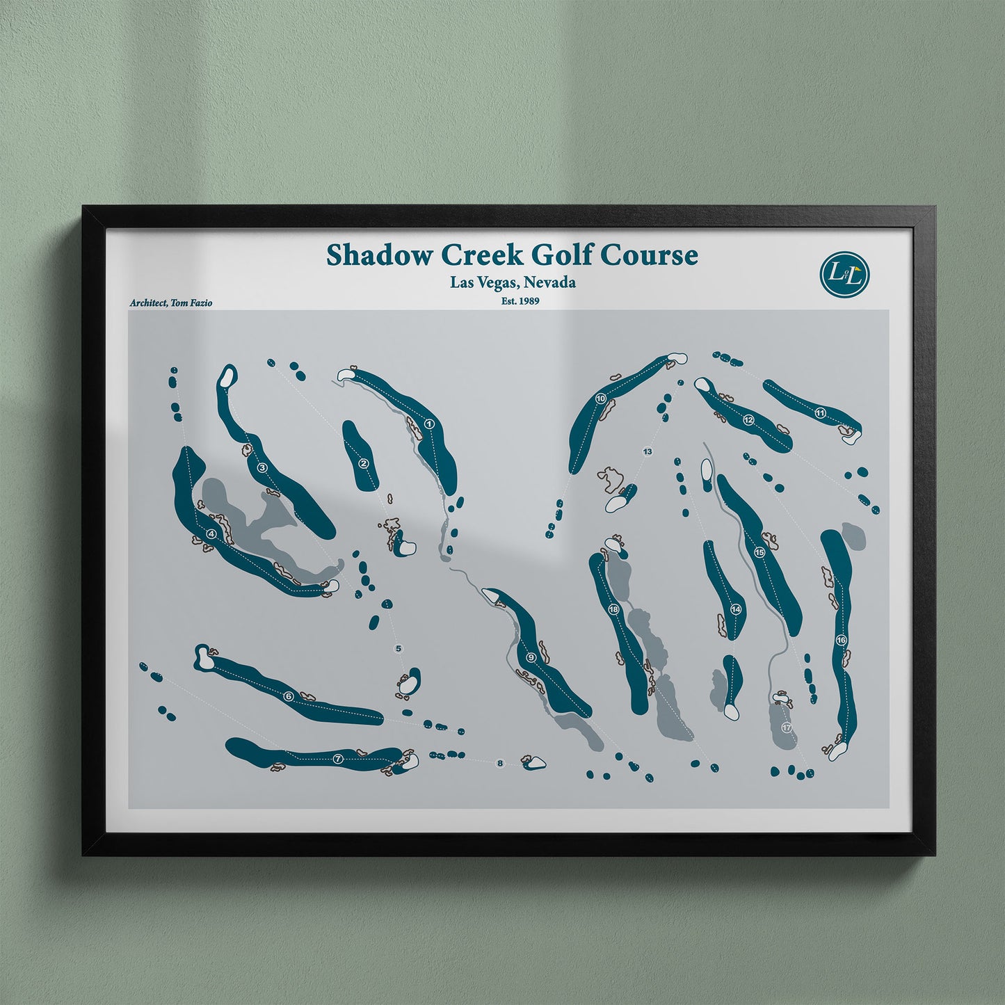 Shadow Creek Course Map
