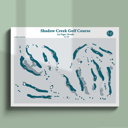 Shadow Creek Course Map