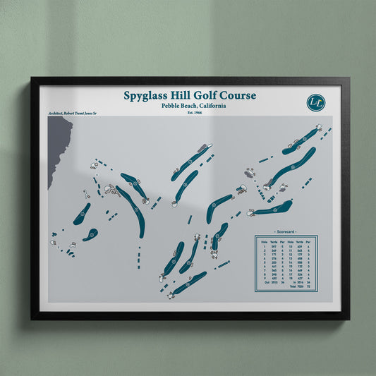 Spyglass Hill Course Map