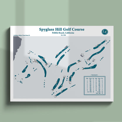Spyglass Hill Course Map