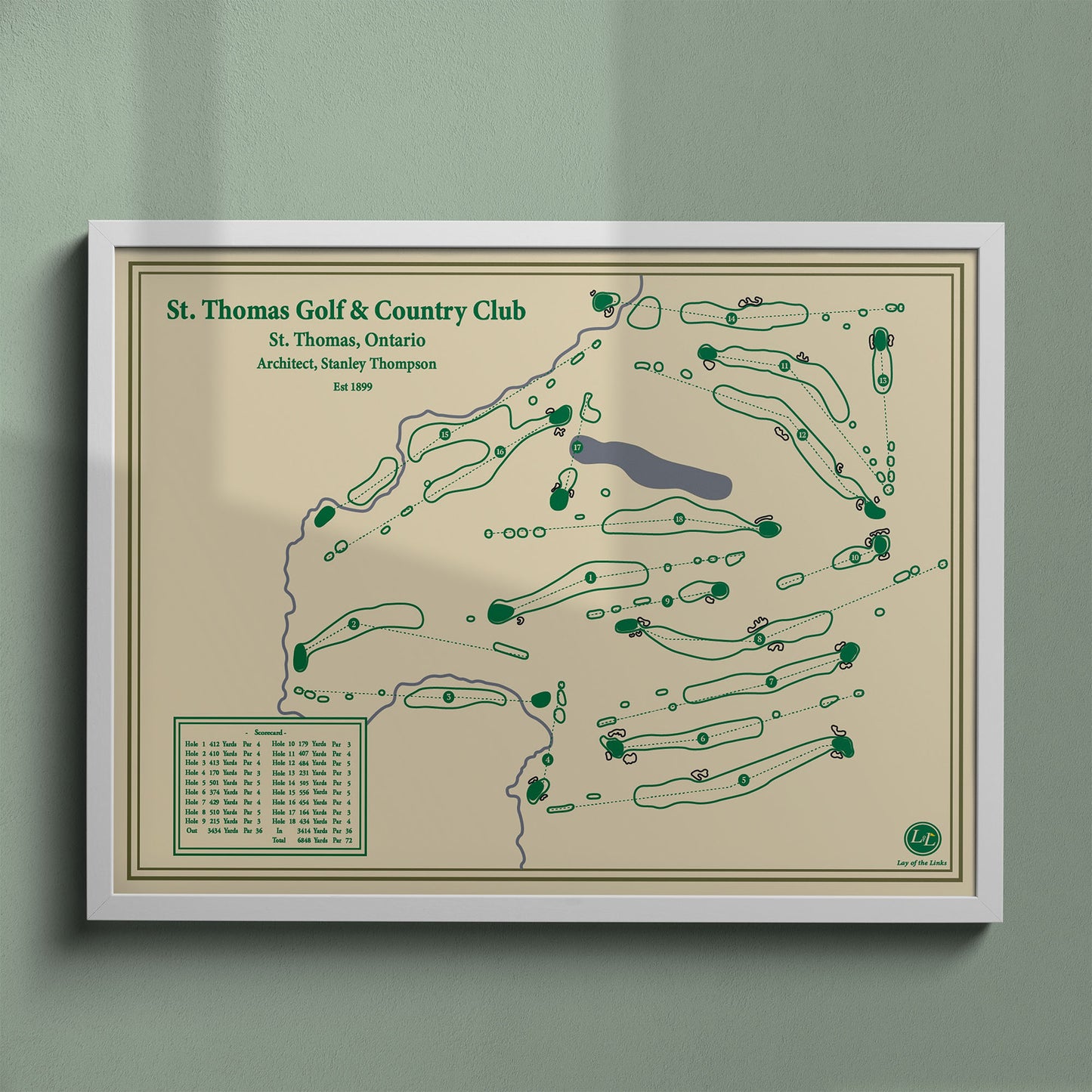 St. Thomas Course Map