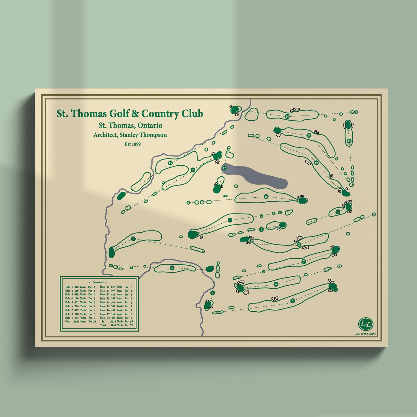 St. Thomas Course Map