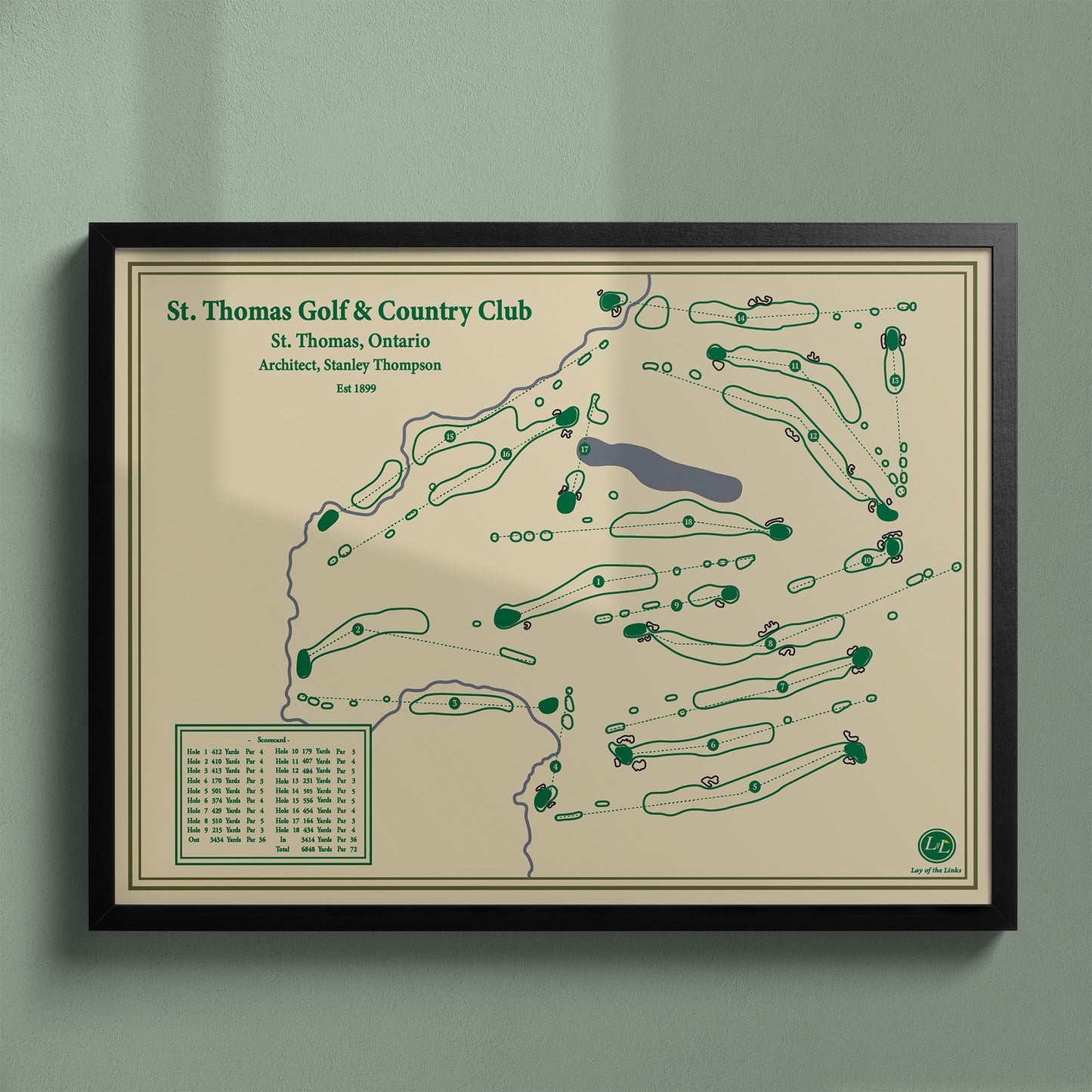 St. Thomas Course Map