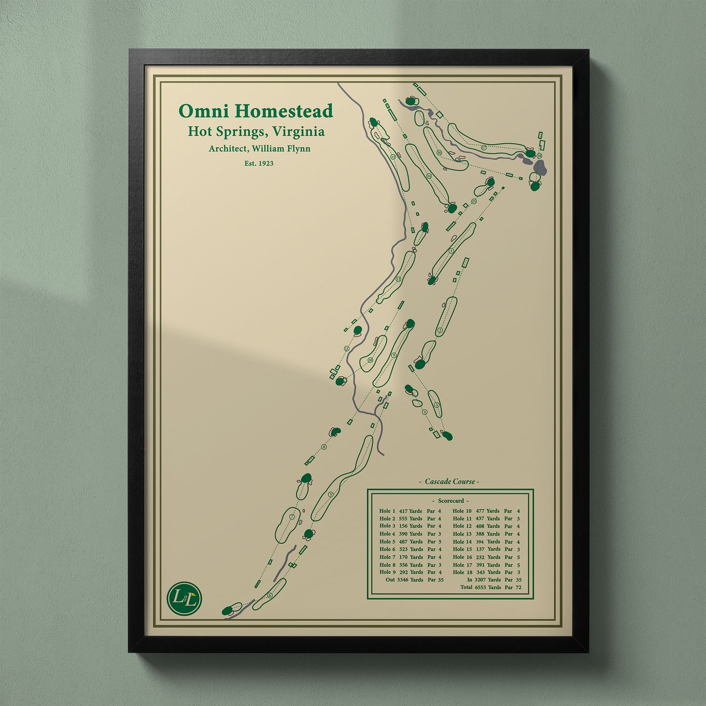Omni Cascades Course Map