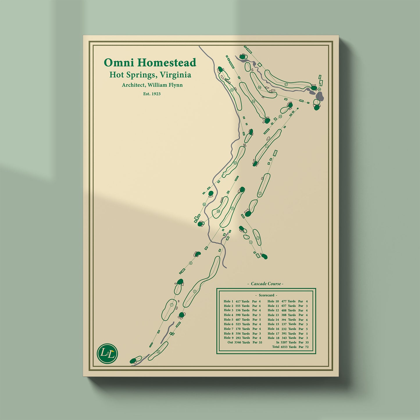 Omni Cascades Course Map