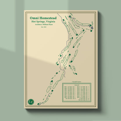 Omni Cascades Course Map