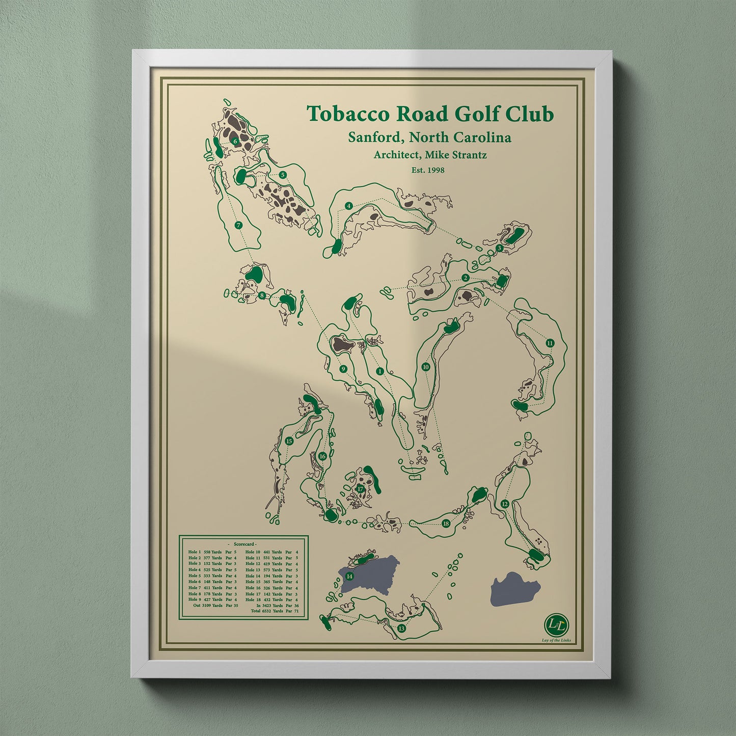 Tobacco Road Course Map