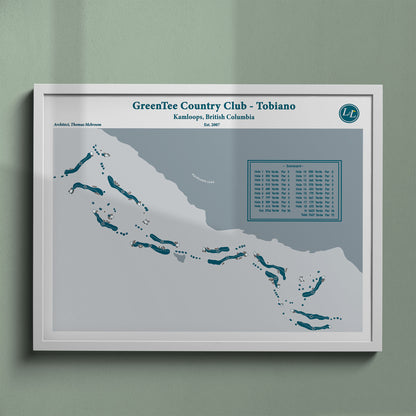 GreenTee - Tobiano Course Map