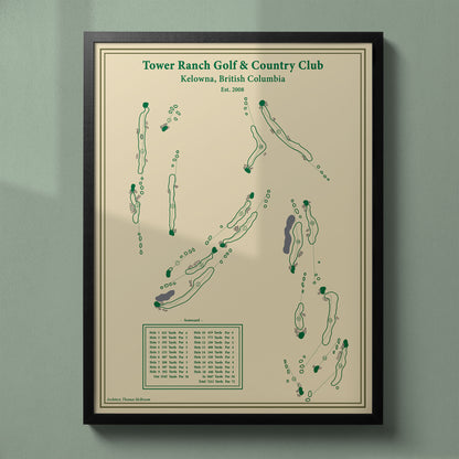 Tower Ranch Course Map