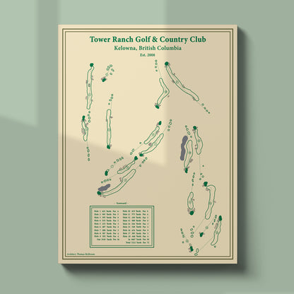 Tower Ranch Course Map